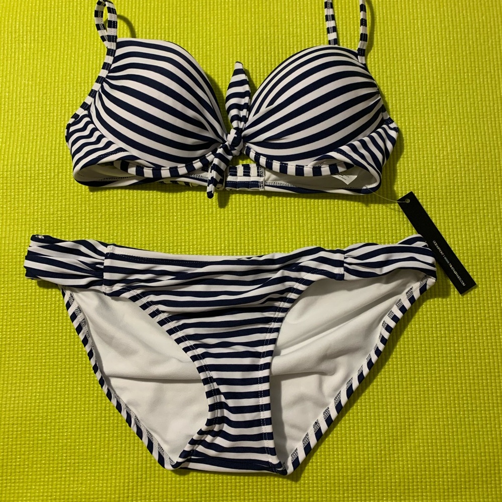 Ninety-Nine Blue and White Bikini *New With Tags*